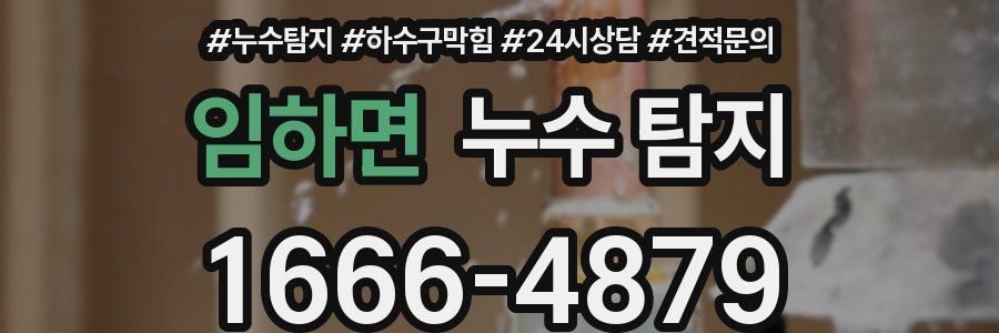 임하면 누수 탐지