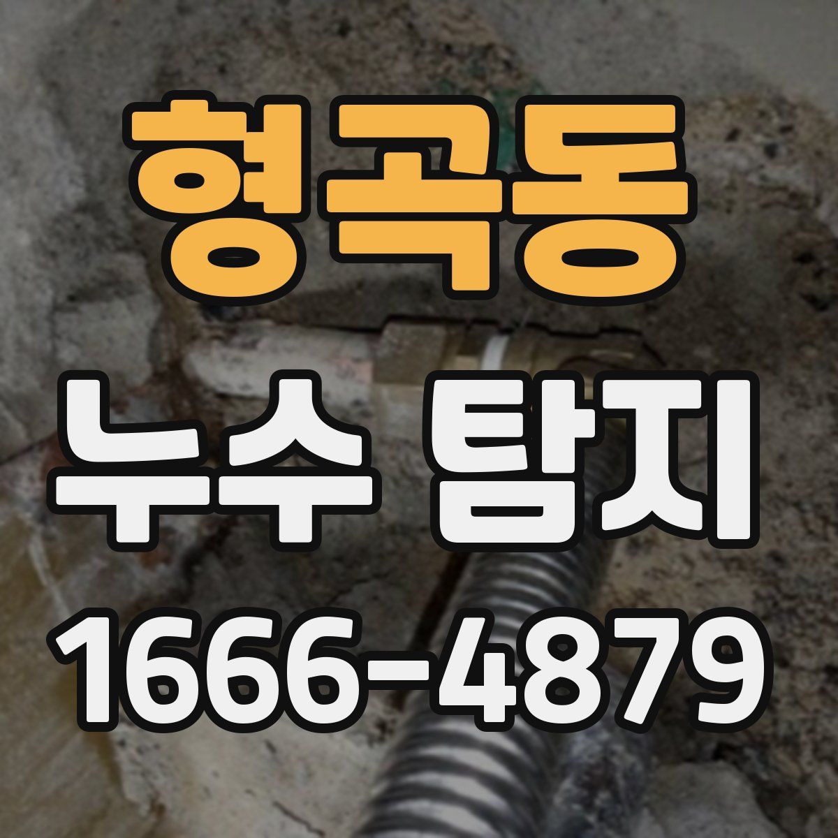 형곡동 누수 탐지