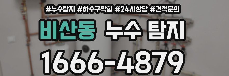 비산동 누수 탐지
