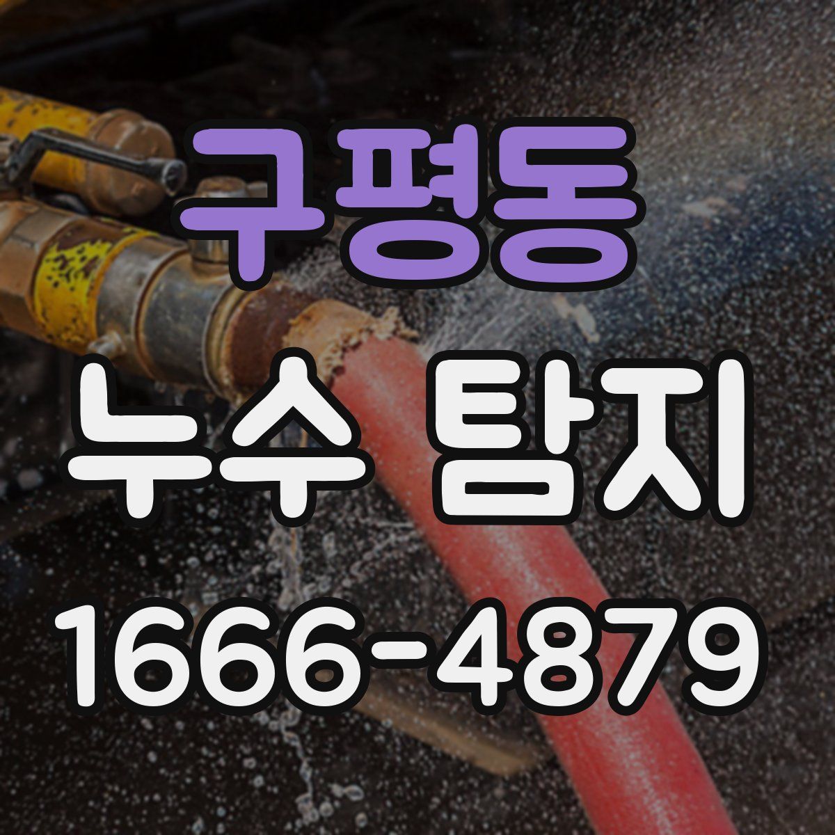 구평동 누수 탐지