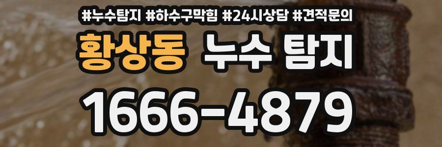 황상동 누수 탐지