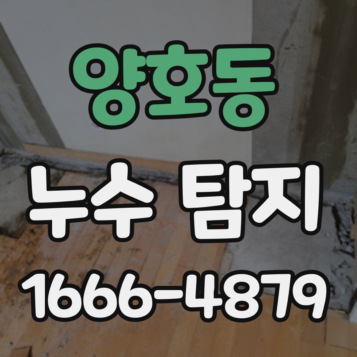 양호동 누수 탐지