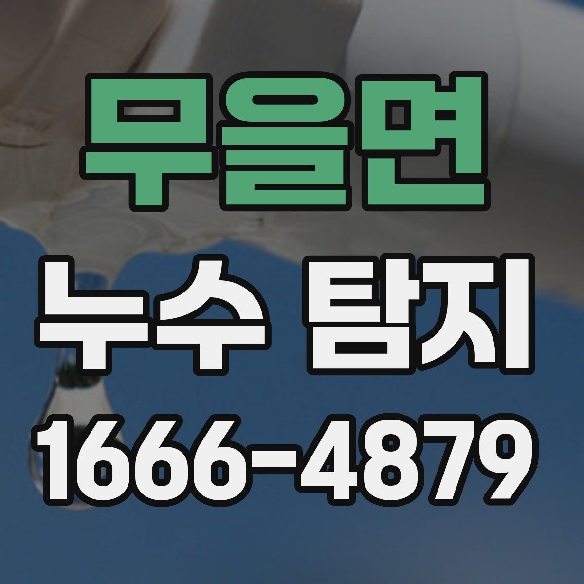 무을면 누수 탐지