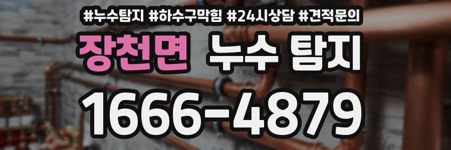 장천면 누수 탐지