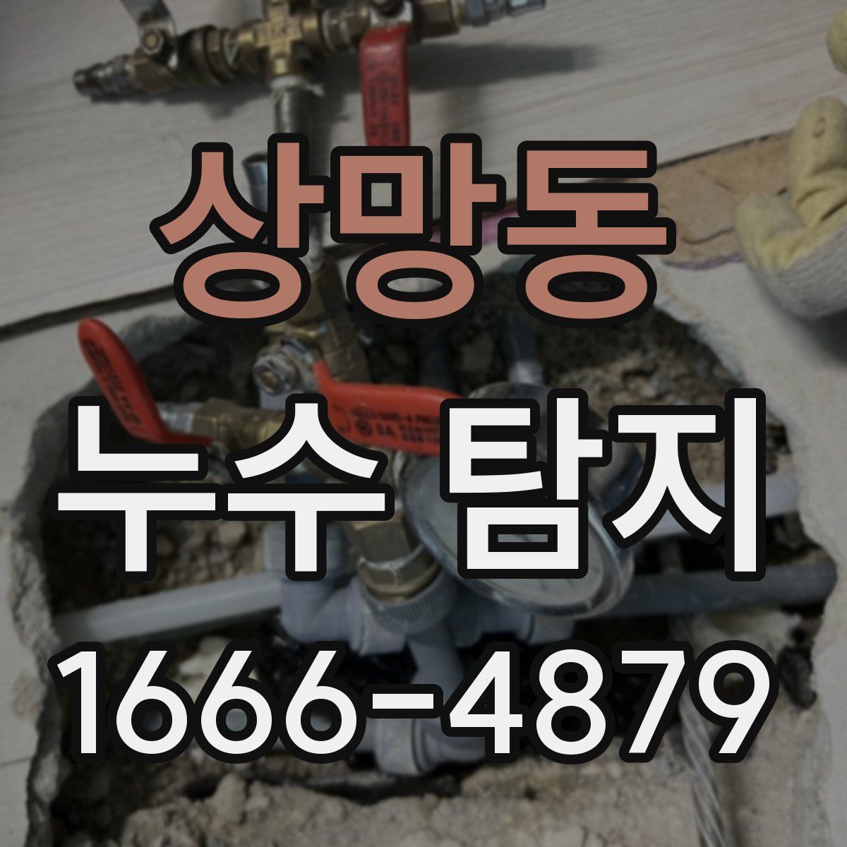 상망동 누수 탐지