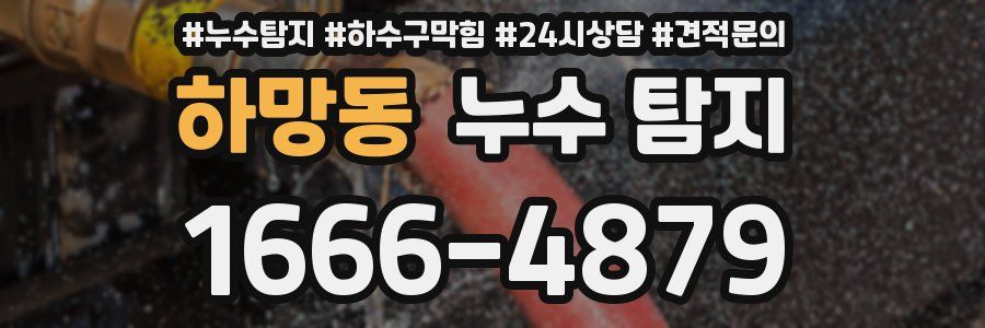 하망동 누수 탐지