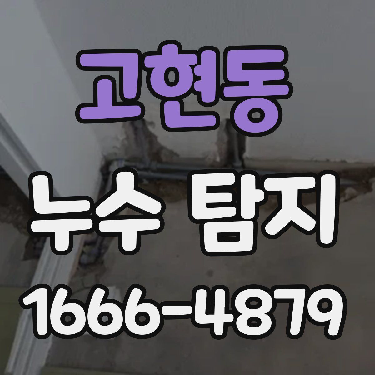 고현동 누수 탐지