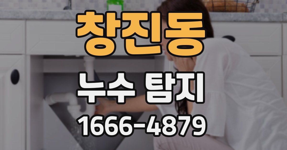 창진동 누수 탐지