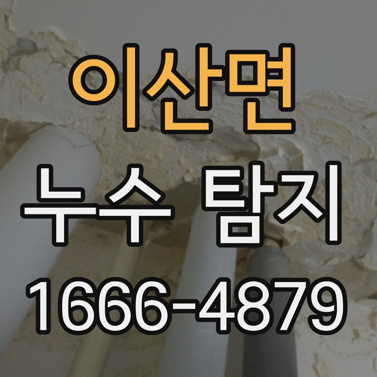 이산면 누수 탐지