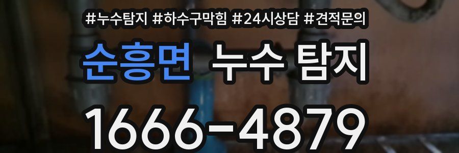 순흥면 누수 탐지