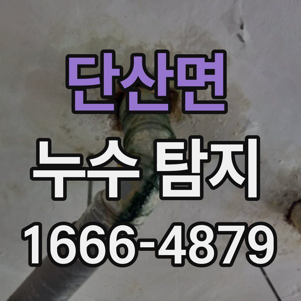 단산면 누수 탐지