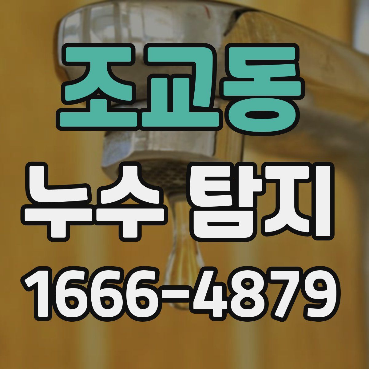 조교동 누수 탐지