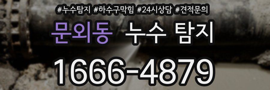 문외동 누수 탐지