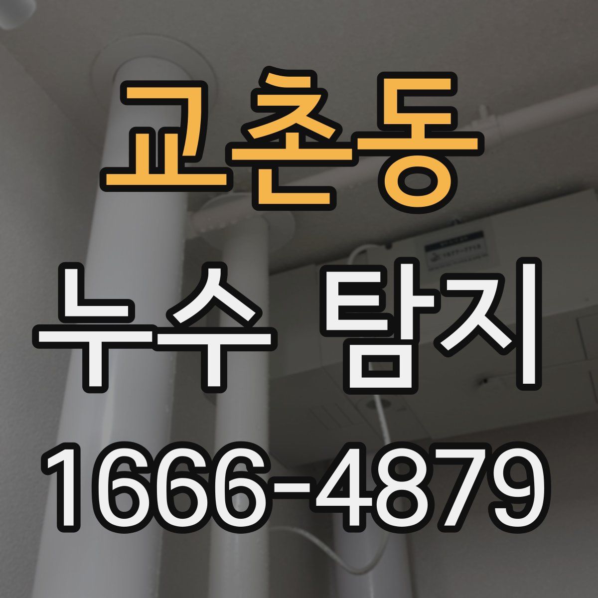 교촌동 누수 탐지