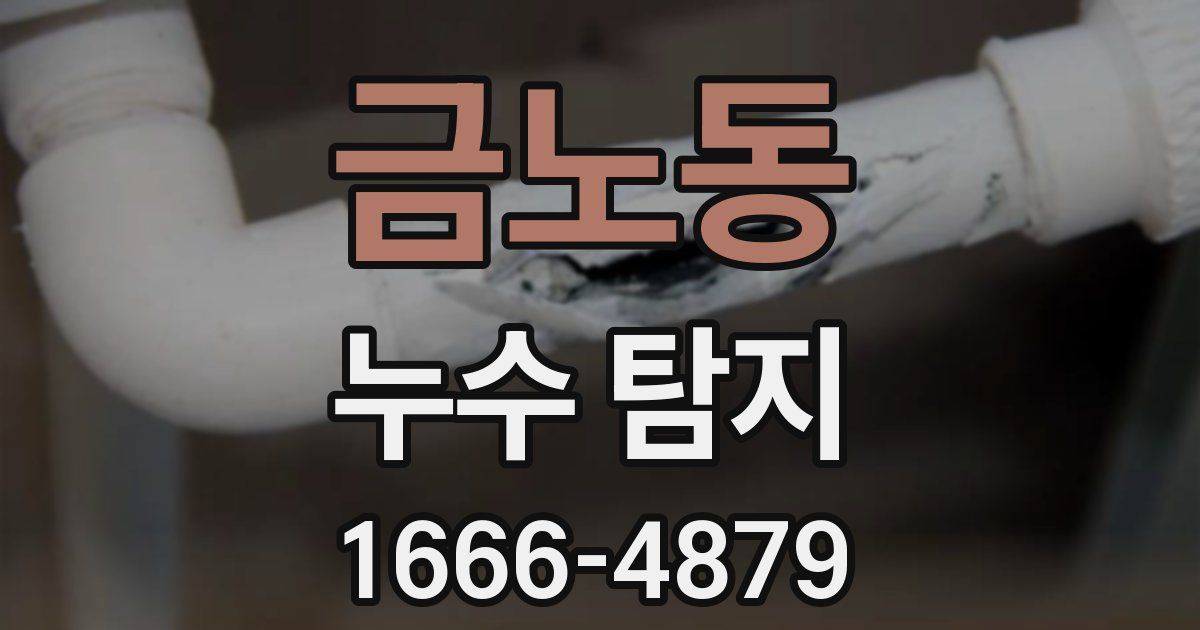 금노동 누수 탐지