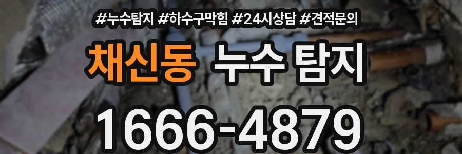 채신동 누수 탐지