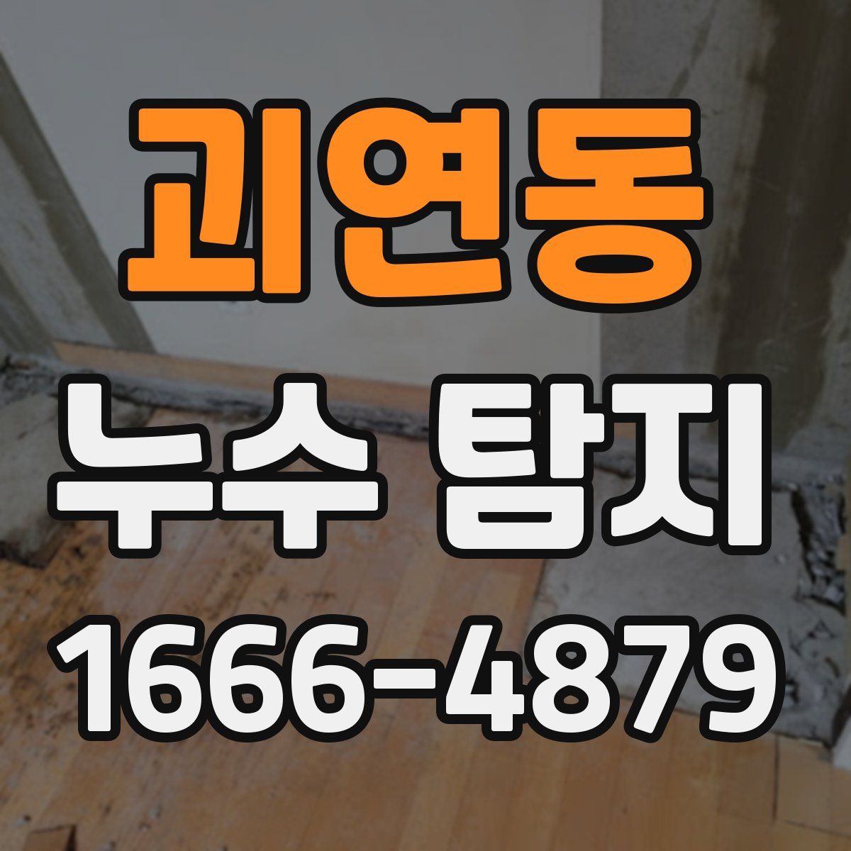 괴연동 누수 탐지