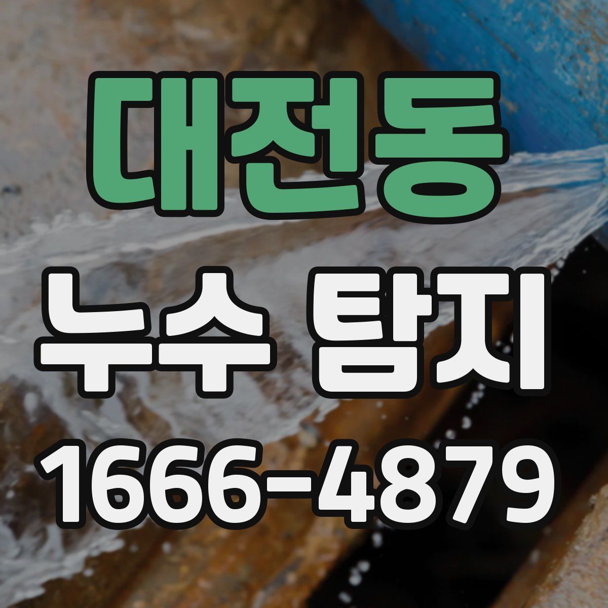 대전동 누수 탐지