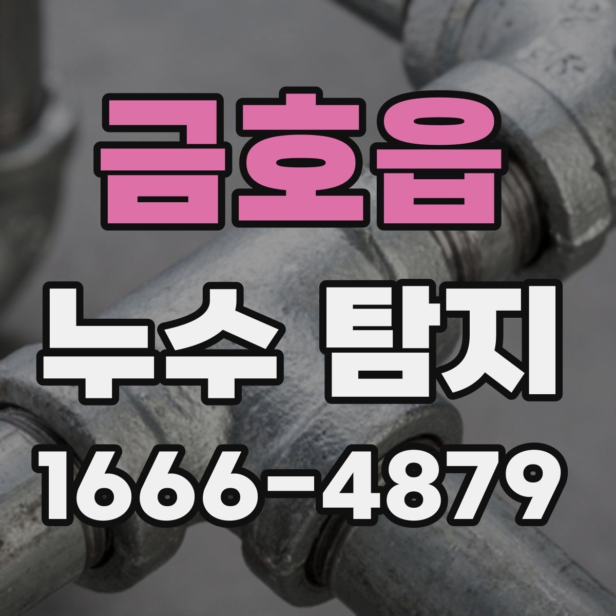 금호읍 누수 탐지 진행 중 협조해야 할 사항