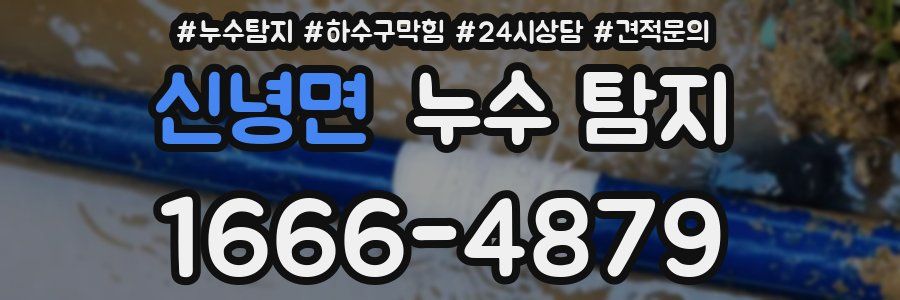 신녕면 누수 탐지