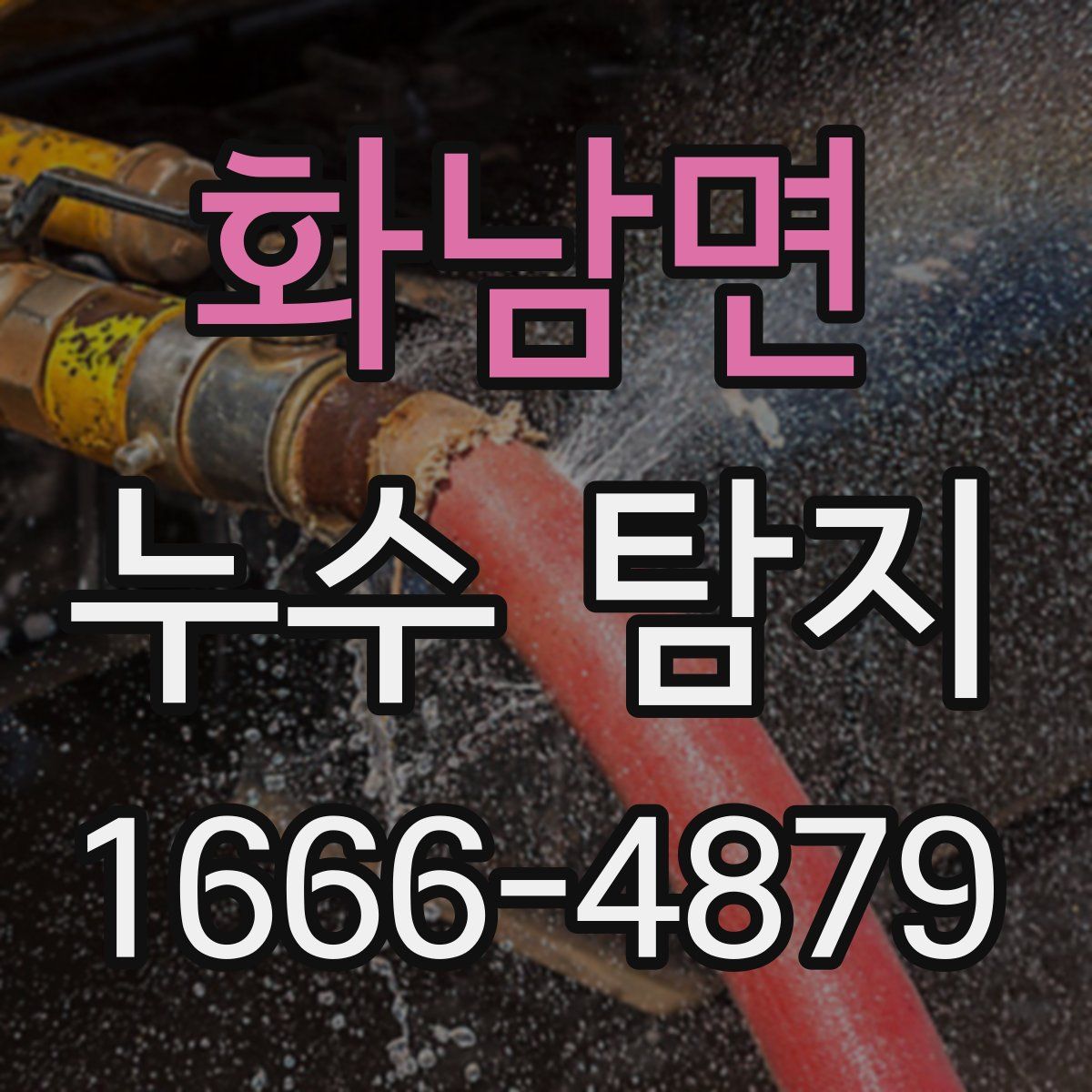 화남면 누수 탐지