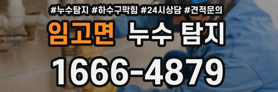 임고면 누수 탐지