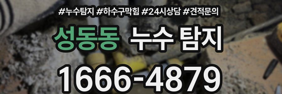 성동동 누수 탐지