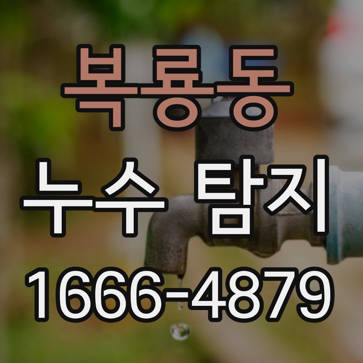 복룡동 누수 탐지