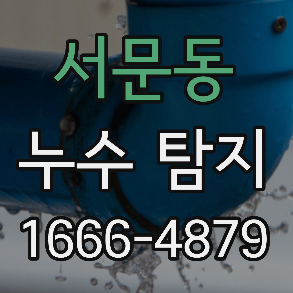 서문동 누수 탐지