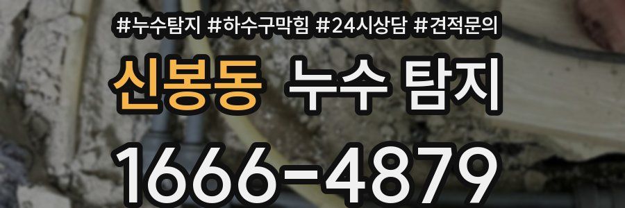 신봉동 누수 탐지