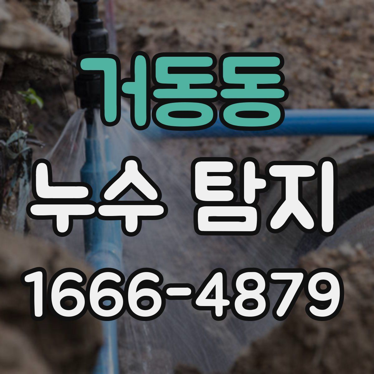 거동동 누수 탐지