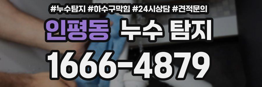 인평동 누수 탐지