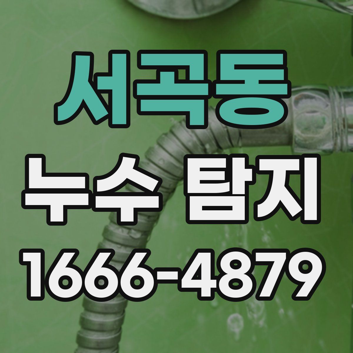 서곡동 누수 탐지