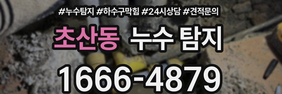 초산동 누수 탐지