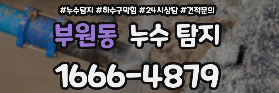 부원동 누수 탐지