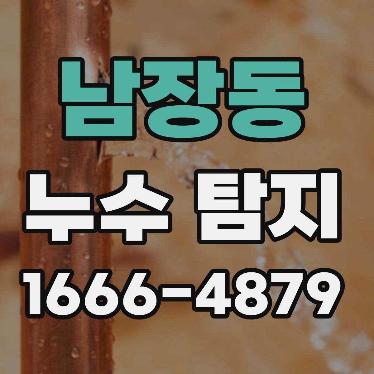 남장동 누수 탐지 의뢰 시 현장 사진이 도움이 되는 이유