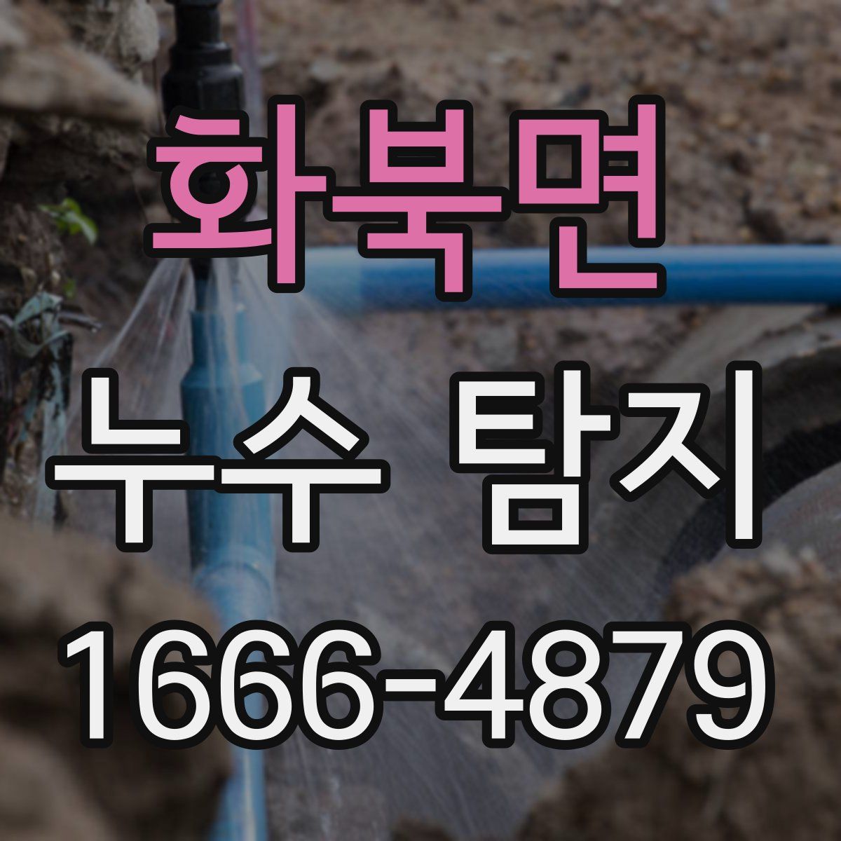 화북면 누수 탐지