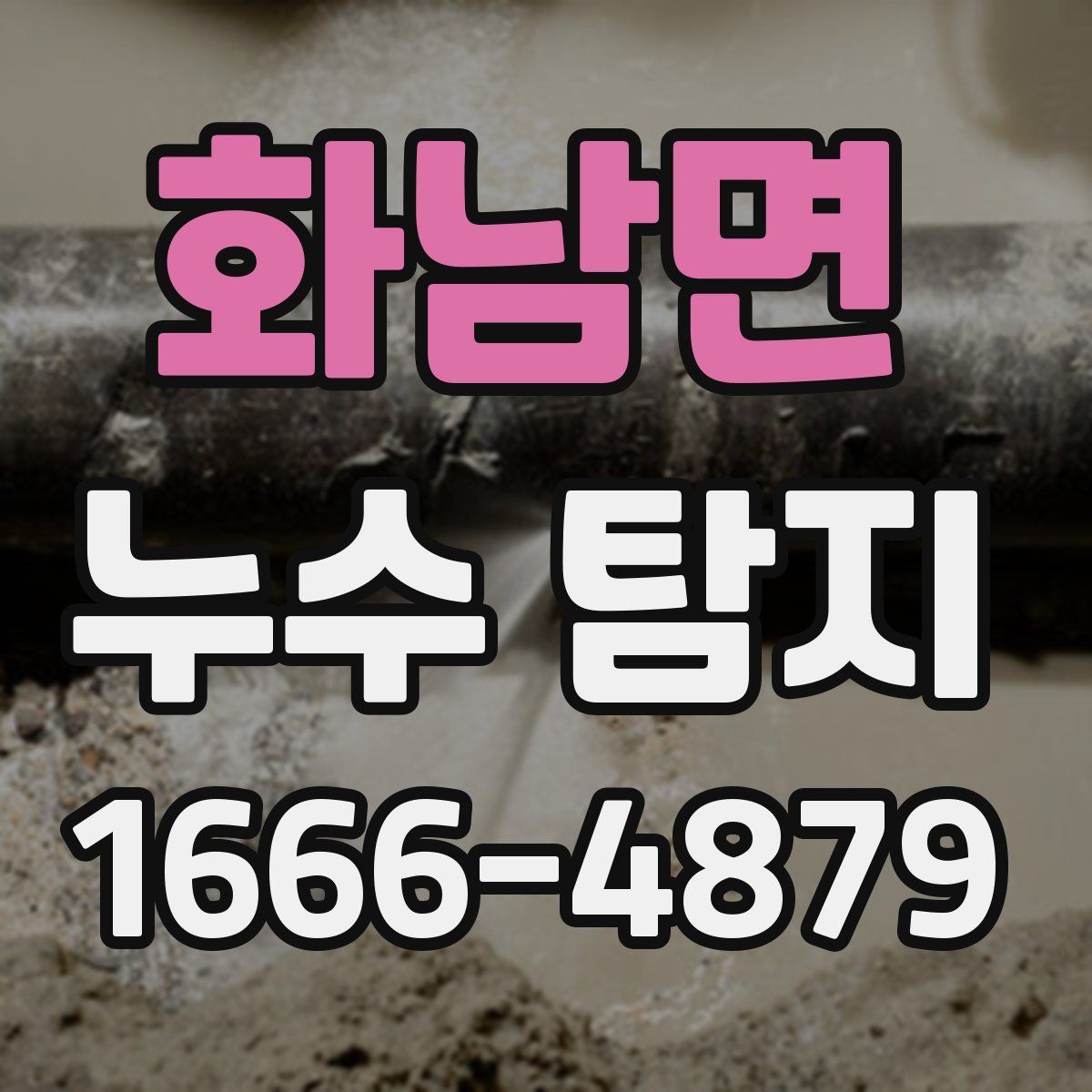 화남면 누수 탐지