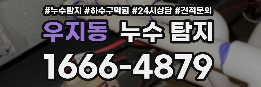 우지동 누수 탐지