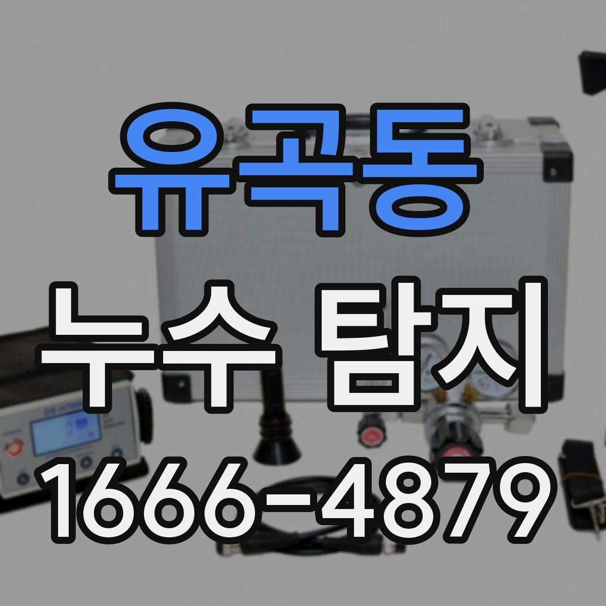 유곡동 누수 탐지
