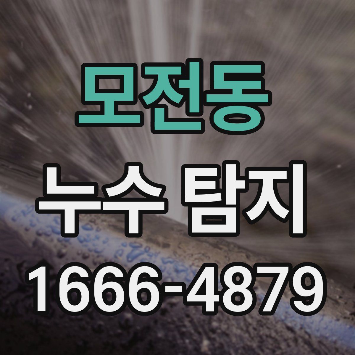 모전동 누수 탐지