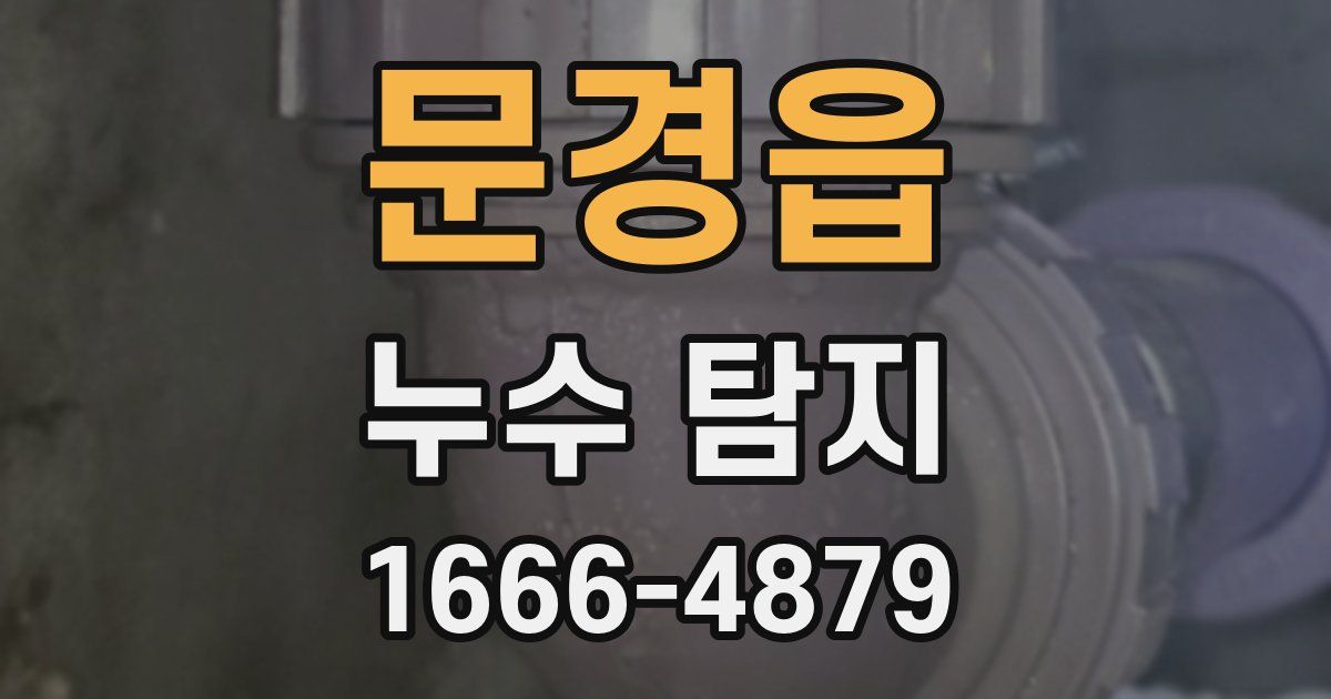 문경읍 누수 탐지