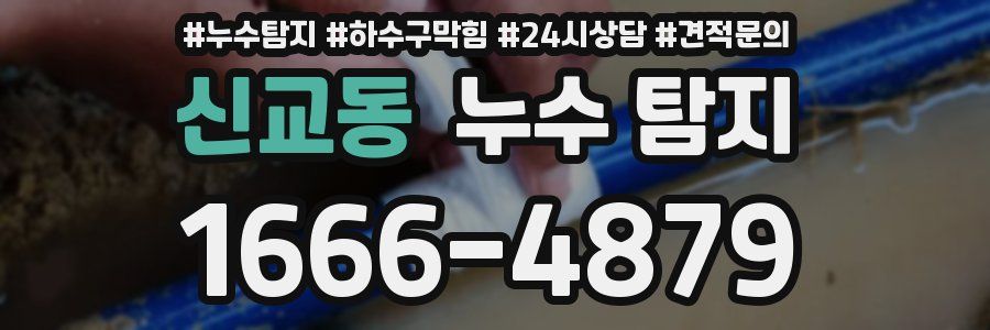 신교동 누수 탐지