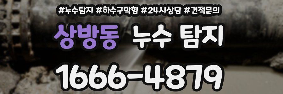 상방동 누수 탐지