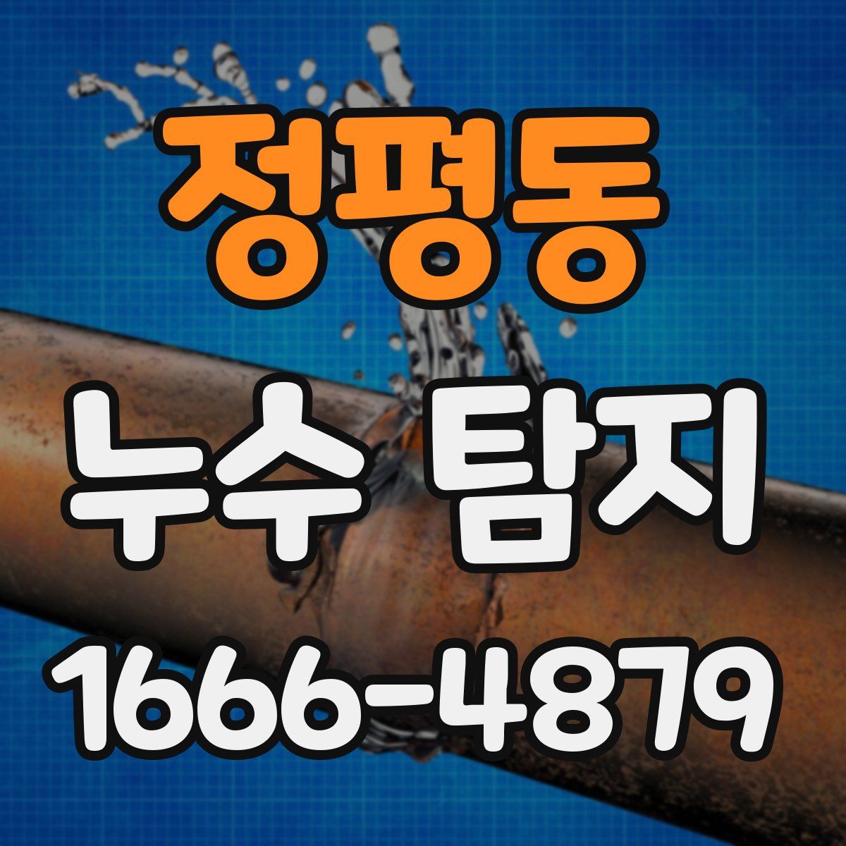 정평동 누수 탐지