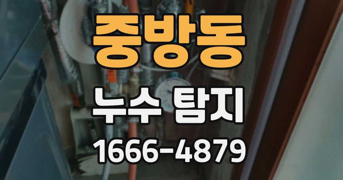 중방동 누수 탐지