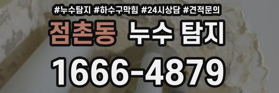 점촌동 누수 탐지