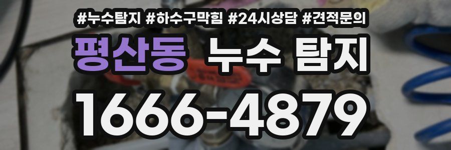평산동 누수 탐지