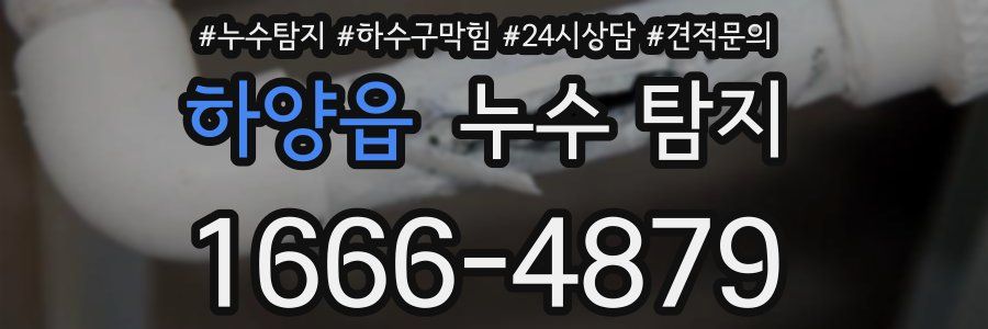 하양읍 누수 탐지