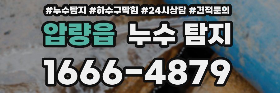 압량읍 누수 탐지
